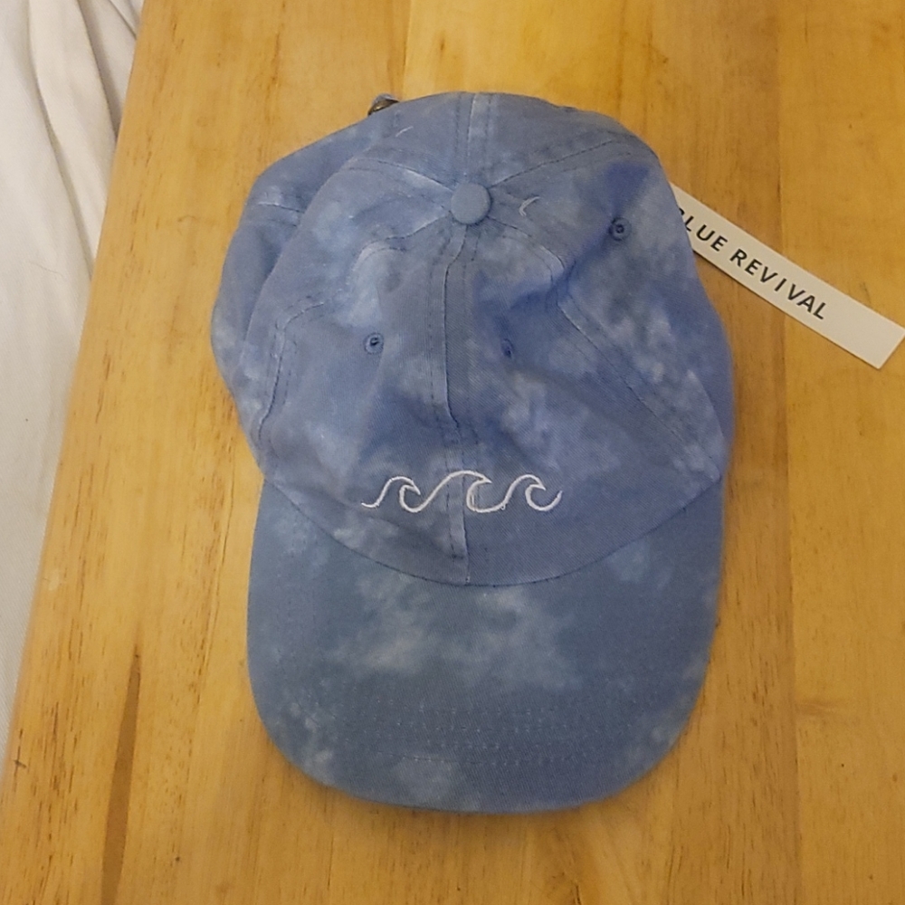 Blue Revival Waves Ripple Baseball Hat